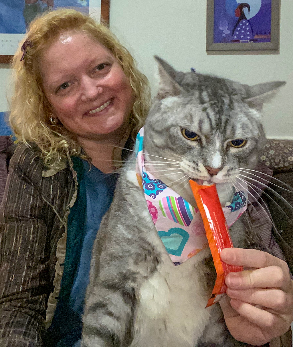 Gunhild and Her Cat Simba